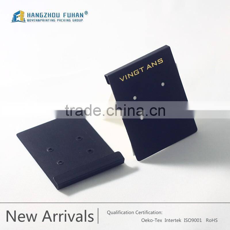 Custom PVC Plastic Earring Hang Tag For Earrings