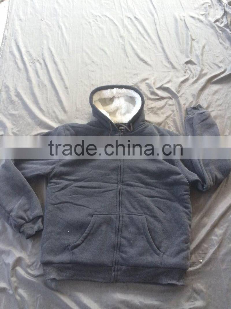 OEM varsity winter men polar fleeced jackets