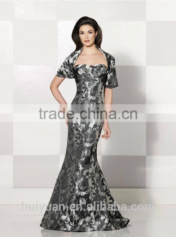 high quality colorful mother full length cap sleeve bridesmaid dress