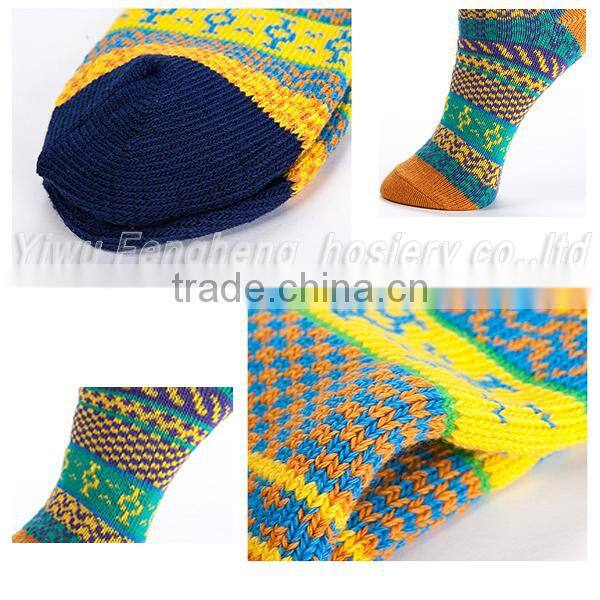 2015 Latest Vintage Style Cord knitting ankle socks