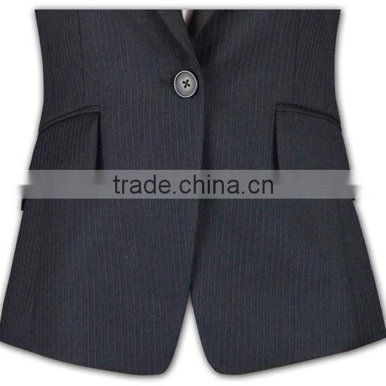 two button good quality anti-wrinkle customizable womens suit nice trouser suits for women