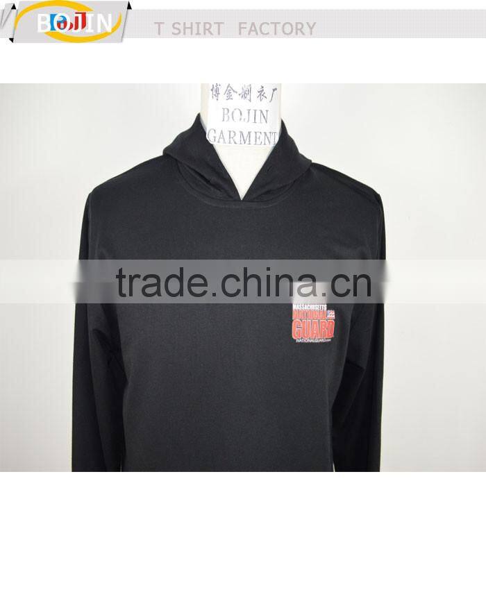 manufactory custom black hoody promotion hoody for men