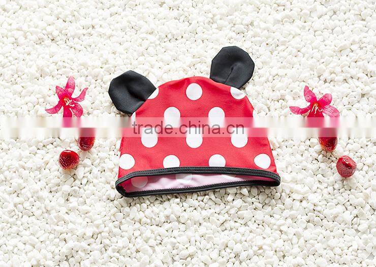 Popup Lovely Dot Children's Split Kids Swimwear For Girls
