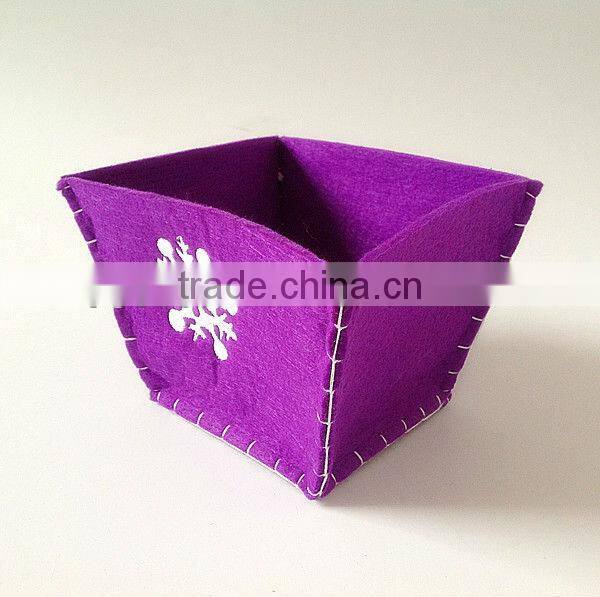 factory sale 3mm felt material non woven storage box