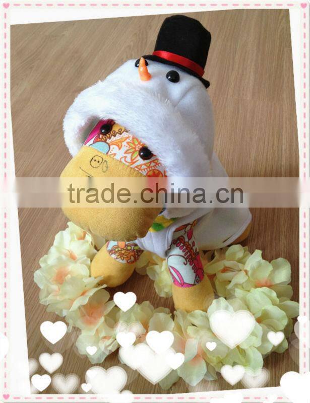 Factory R & D snowman pet clothes for dogs