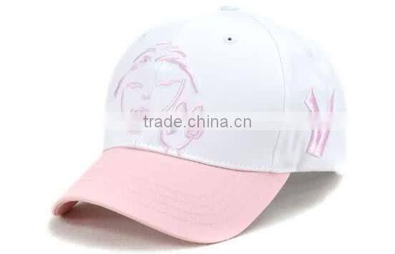 Hot pink baseball cap funny design for women