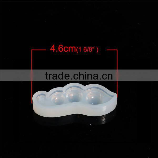 Silicone Resin Mold Pea White 46mm x 18mm