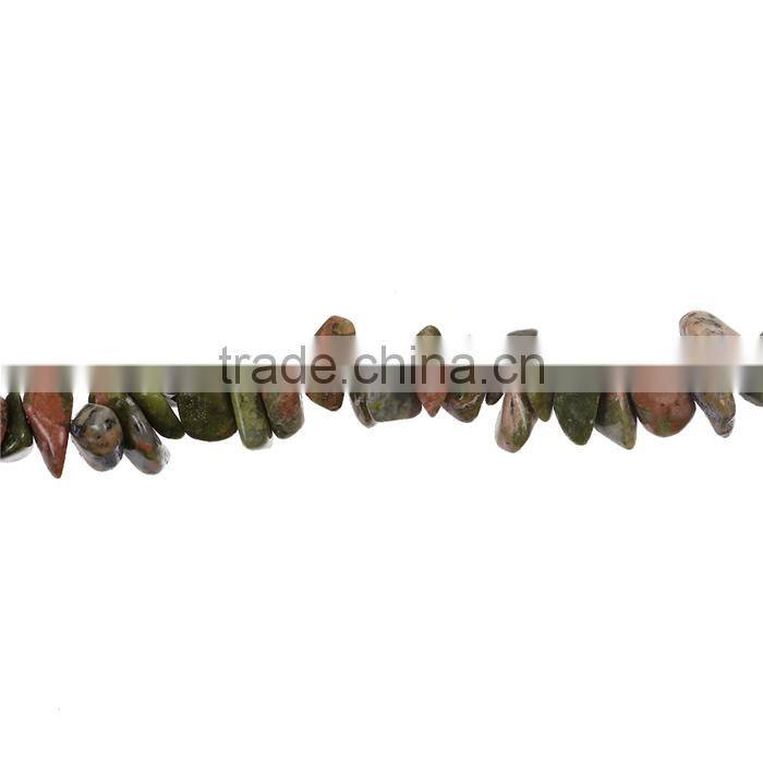 Unakite Gemstone Loose Beads Irregular Green