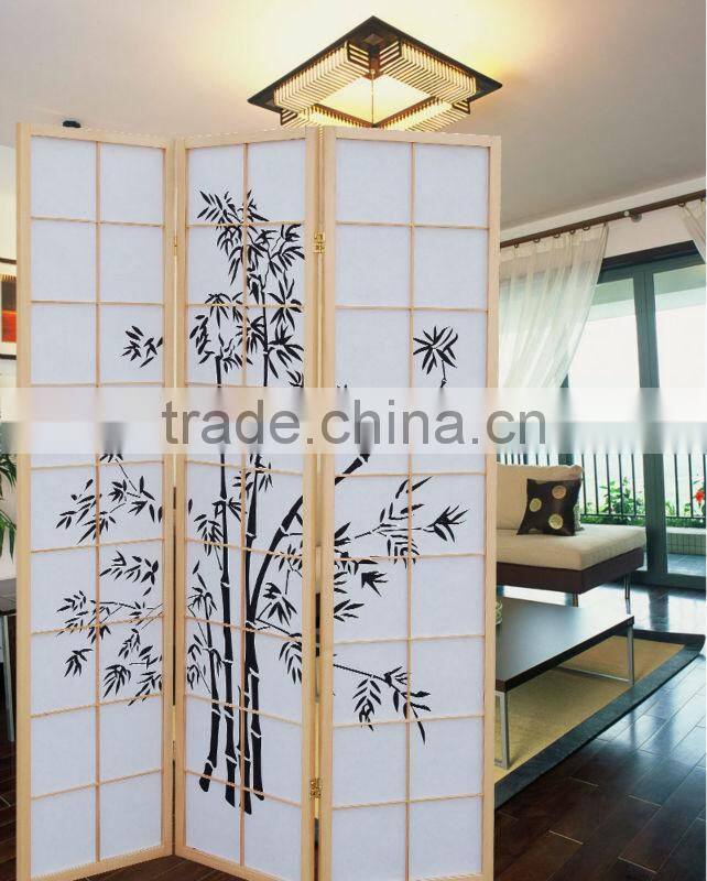 homedecor wooden folding screen / room divider/shoji screen