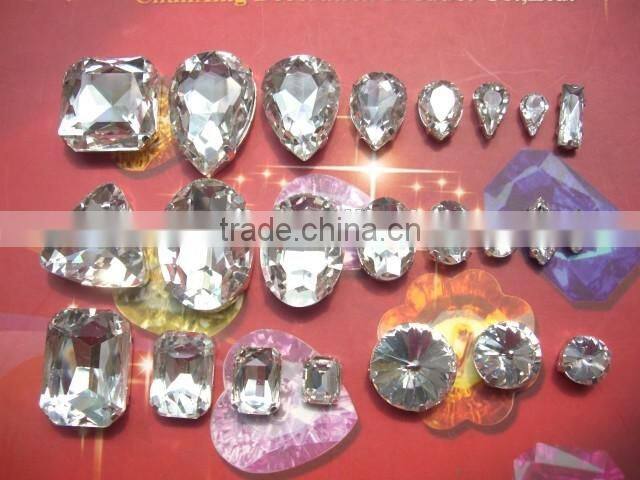 white clear crystal beads sew on beads for wedding dress