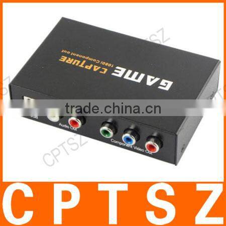 USB HD Game Video Capture w/ Component / Audio / LED for PS3 / X360 / Xbox - Black