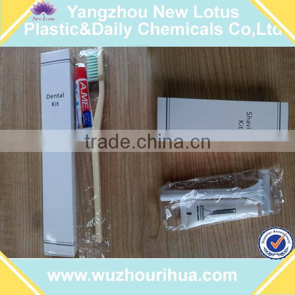 hotel amenity set travel set in pvc bag by Yangzhou New Lotus