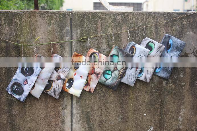 Hot sale custom 3D cool animal printed pencil bags for kids