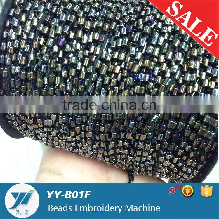 cording cord glass beads roll embroidery bead round bead 2cut bead