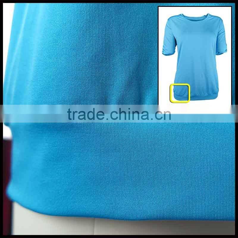 T092-1589B 95% Polyester 7%Elastane Sport Training T Shirt Blank Quick Dry T shirts Athletic