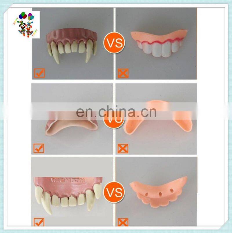 Dentures Redneck Vampire Wolfman Party Costume Vinyl Fake Teeth HPC-0920