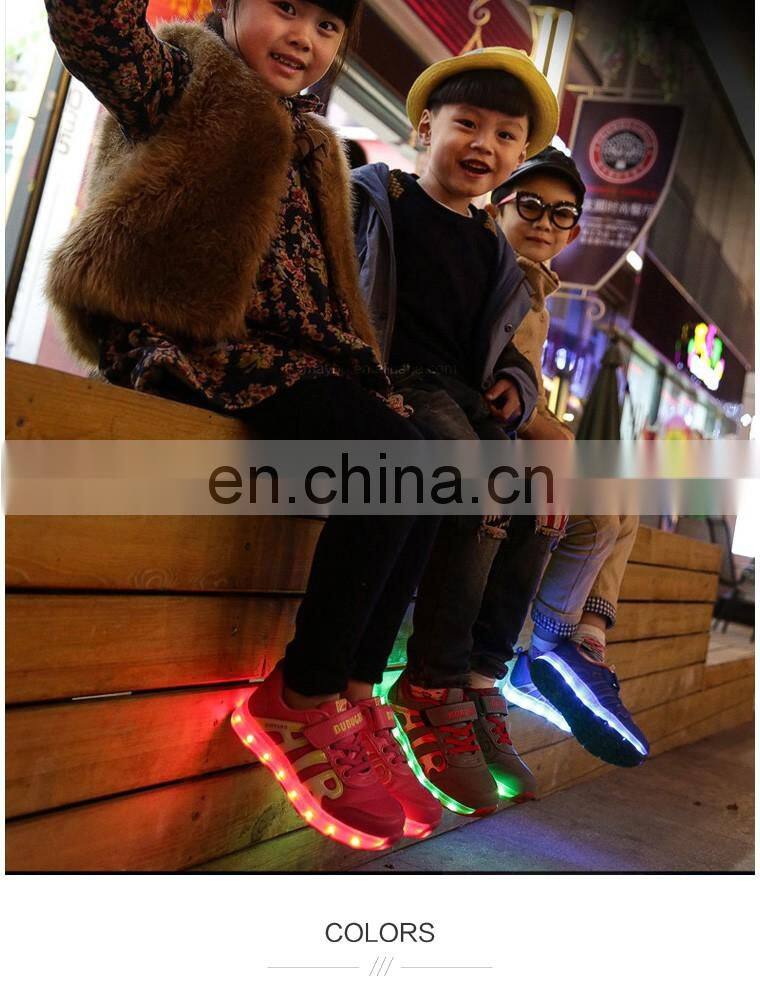 Latest AIR Led light up shoes Children kids led shoes sneakers Wholesale footwear