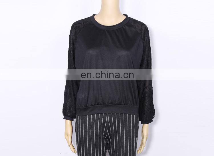 2016 New arrival Any Size Fashion Black women's coat