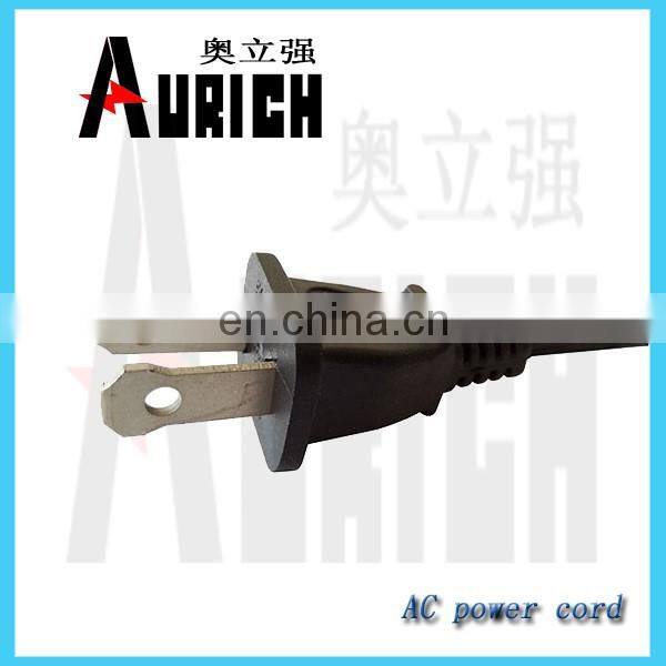 American standard ac power cord heat resistant electric wire hollow pin insulated cable retractable power extension cord