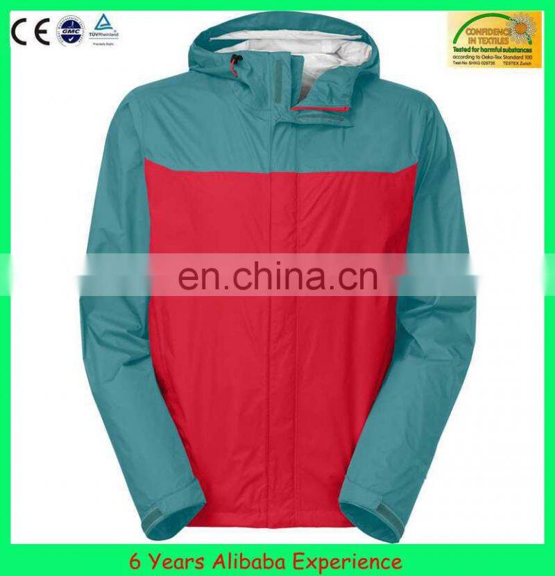 Lead garment manufacture mens waterproof polyetster outdoor windbreaker jacket 10000m -- 6 Years Alibaba Experience