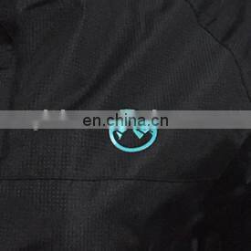 2016 Men's black waterproof jacket with hood