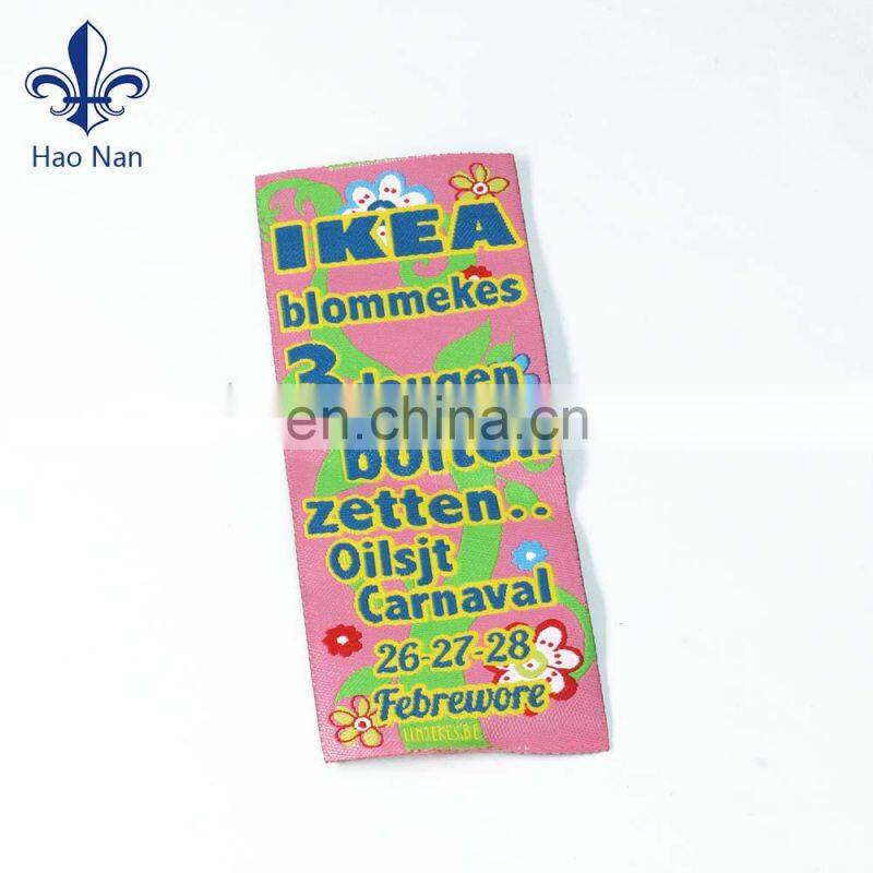 multicolor embroidery patch / woven label