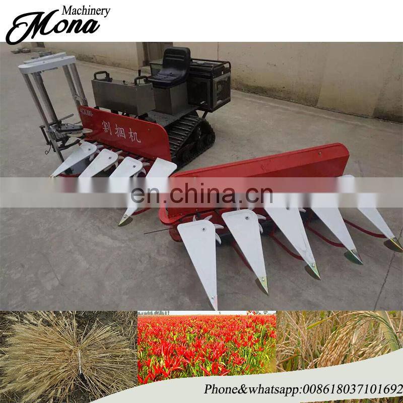 Diesel engine hand walking tractor wheat and rice harvester/reaper binder