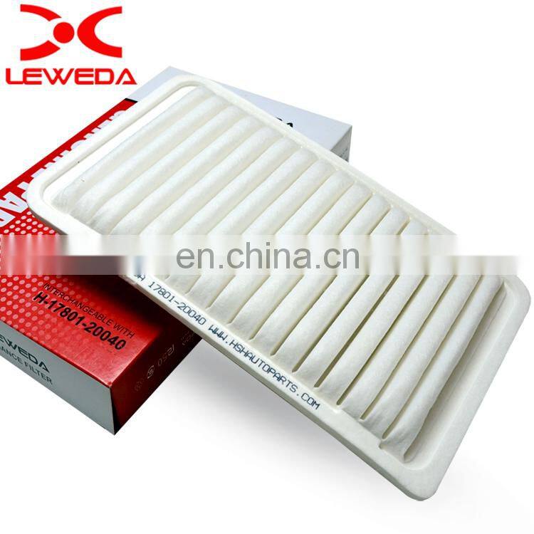 Japanese car parts element air filter 17801-20040 for Camry Highlander