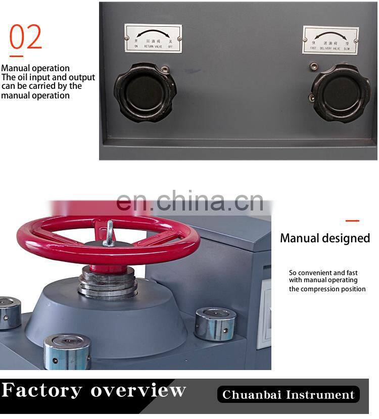 Civil Engineering Cement Mortar / Concrete Digital Display Compression Testing Machine Buyer Praise