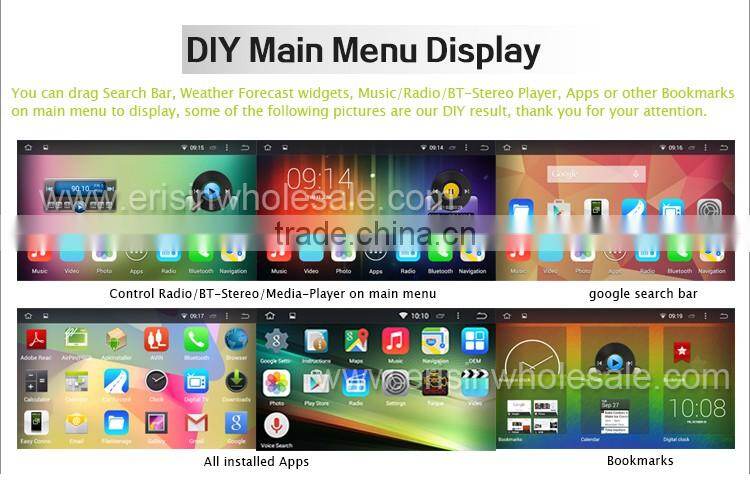 Erisin ES2008A 7" Autoradio Touch Screen 2 Din Car Audio Players GPS