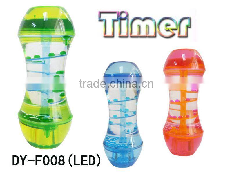 Custom LOGO Giant Oil Hourglass , Liquid Hourglass Timer, Gel Table Clock