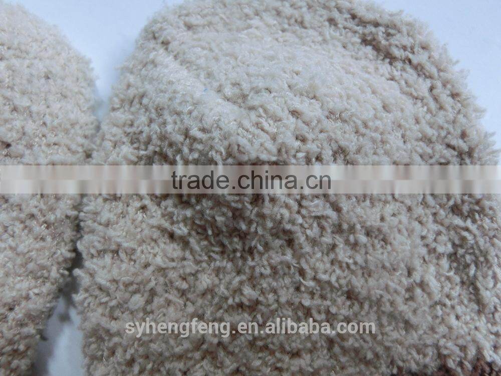 Winter long printed cotton velvet room socks