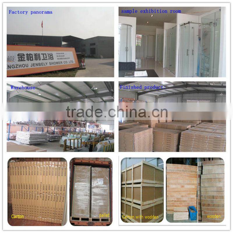 2014 Newest Simple Hinge Bathtub Shower Screen BL-061