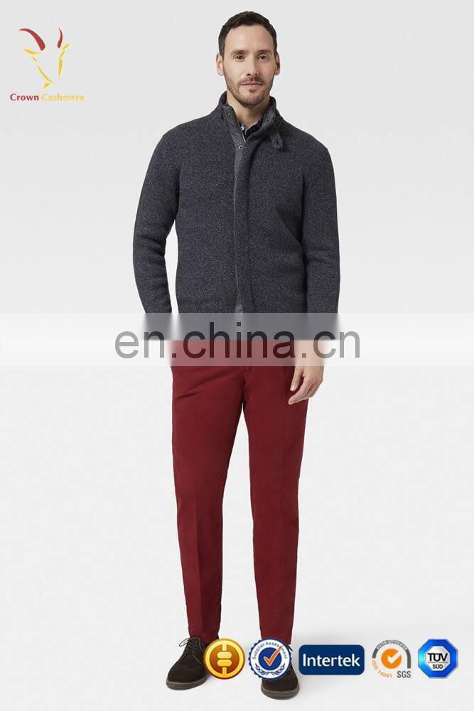 Winter Heavy Thick Cashmere Knitting Men's Coat