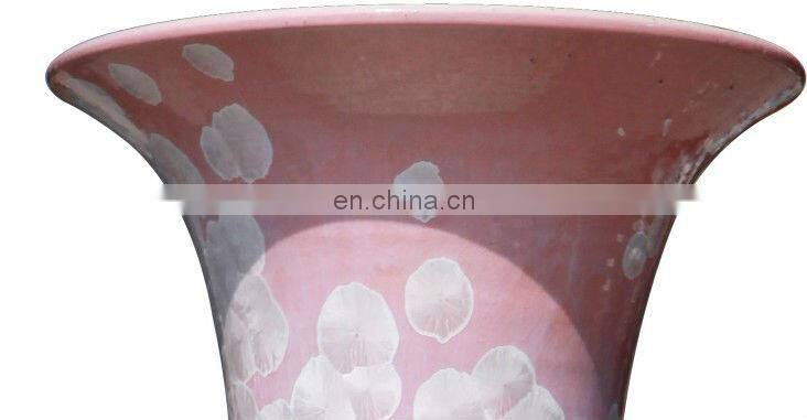 Unique Jingdezhen Crystalline Glazed Large Porcelain Floor Vase H55inches