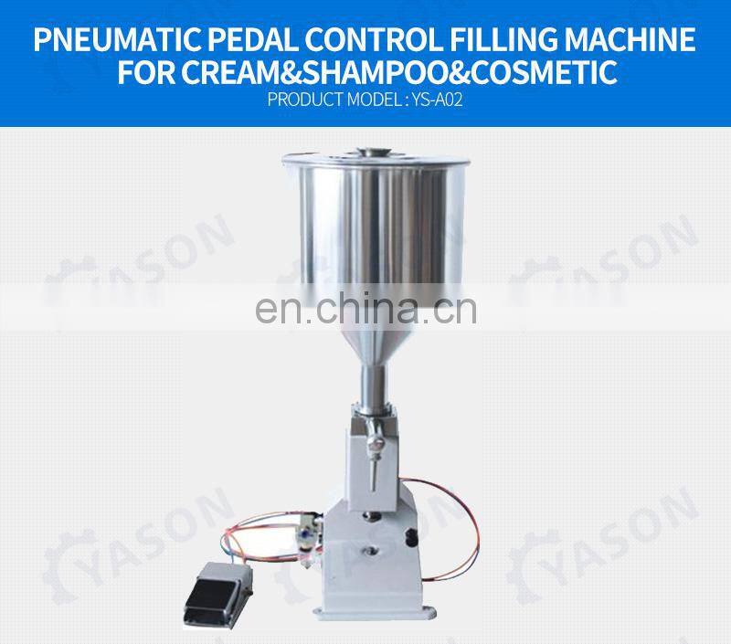 Cheap Small Pneumatic Filling Machine For Paste Skin Cream Oil