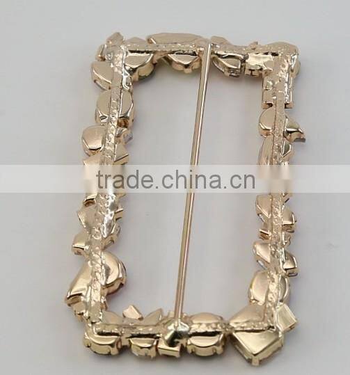 Hot sale rhinestone buckle metal buckle shoe decorationsbuckle