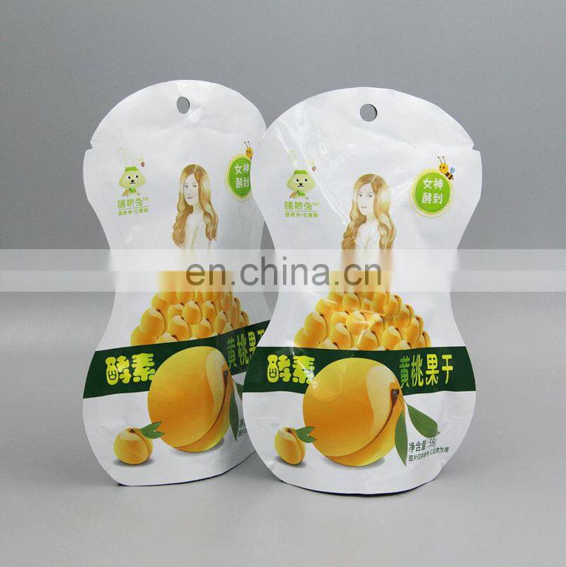 Logo Heart Different Unique Round Circle 3.5g Pack Irregular Smell Proof Special Plastic Die Cut Custom Shaped Mylar Bags