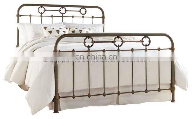 black colour metal bed