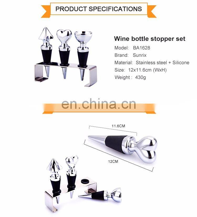 Best Selling Food Grade Wine Bottle Stopper Set