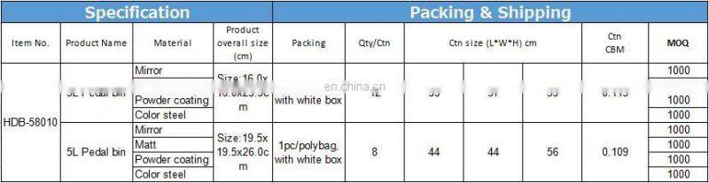 kitchen dust bin bathroom waste bin indoor foot pedal garbage can stainless steel trash can