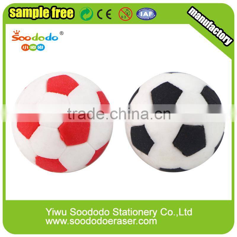 Cheap promotional eraser football shaped eraser
