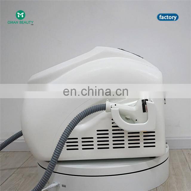 Sales 2022 hot selling painless potable 808nm portable diode laser hair removal machine for home use in Korea