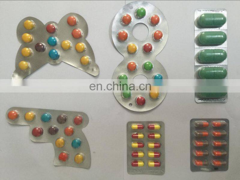New type DPB-80 Pharmacy Alu PVC Automatic Capsule Tablet liquid Blister Packing Machine