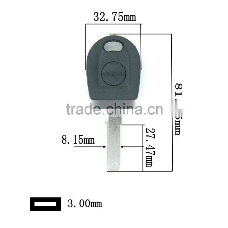 Volkswagen VW-27-T00 High quality car key blank