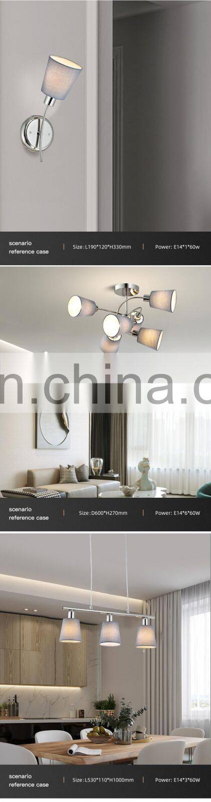 HUAYI European Style Post Modern Home Decoration Restaurant Hanging Pendant Lighting Chandelier