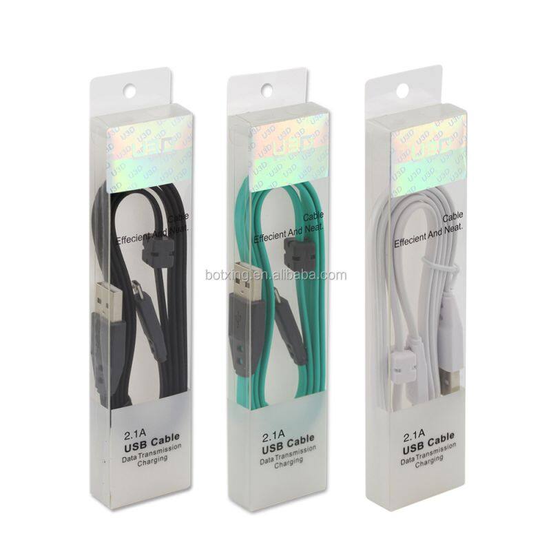 3.3ft/1m high quality flat micro usb fast charging data cable sync charger for Vivo Oppo android phone