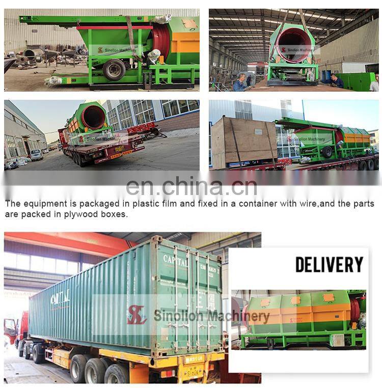 China Sawdust/ Wood Chips Drum Screen Machine Price From Manufacture