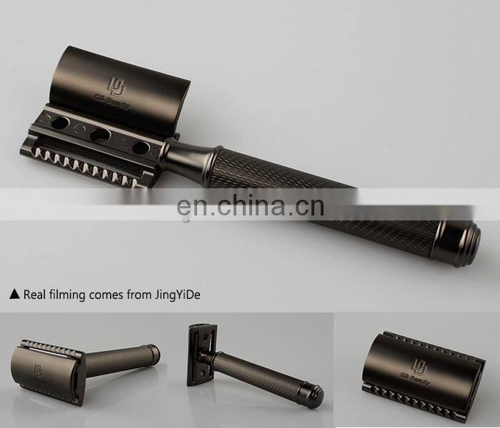 Personna Black Handle Safety Shaving Razor for Men