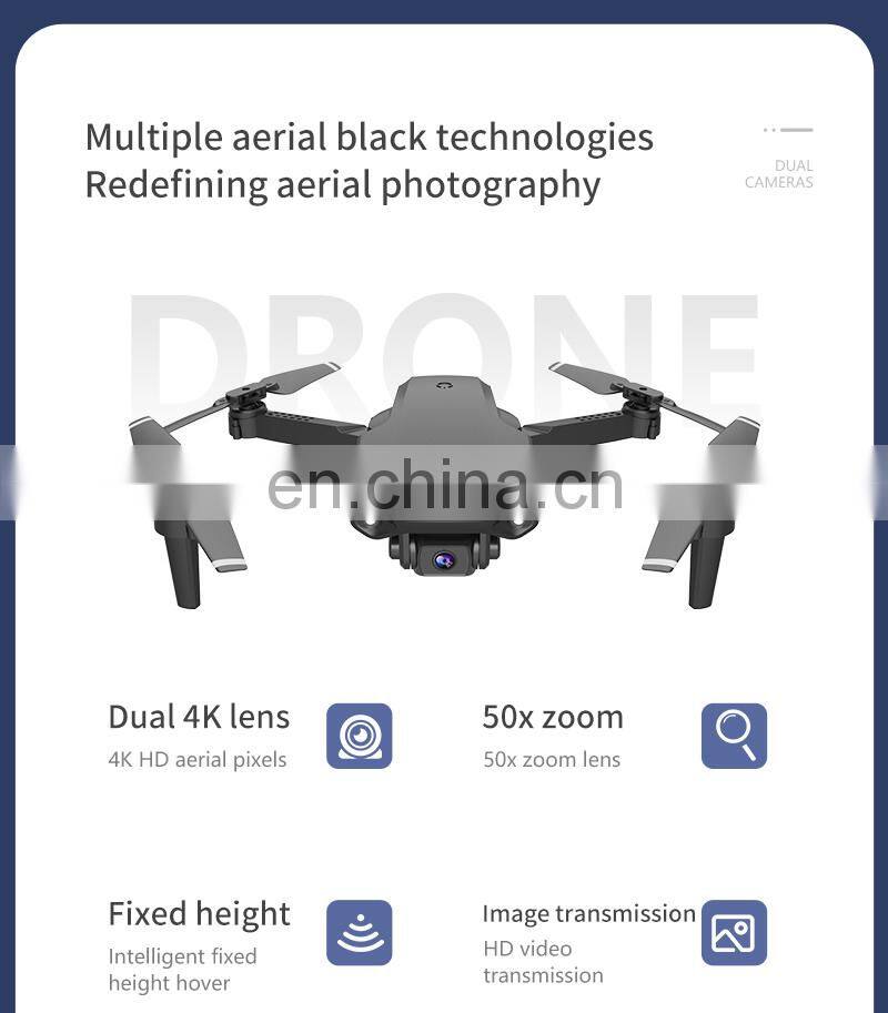 4K dual Camera RC Quadcopter Toy Mini Drone Wide-angle Professional FPV E99 drone
